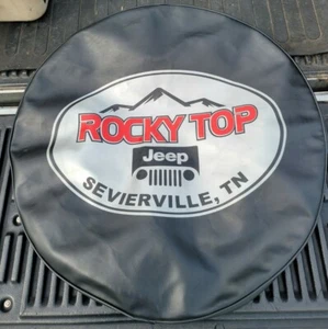 Cubierta de neumáticos de repuesto para Jeep Rocky Top Sevierville, Tennesse cubierta de neumáticos de repuesto Mtns ahumado - Imagen 1 de 5