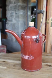 Lata de petróleo esmaltada vintage de 2 litros - principios del siglo XX - Imagen 1 de 10