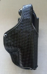 Bianchi Elite Duty Belt Holster Speedbreak Sz 11 Right Accumold G17 G19 G22 G23 - Picture 1 of 19