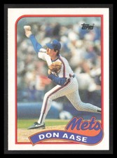 Don Aase 1989 Topps Traded #1T  New York Mets