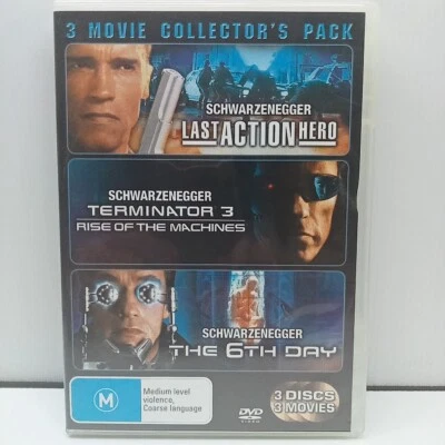 6th Day, the / Last Action Hero / Terminator 03 (Box Set, DVD, 2000) Free Post - Image 1 of 4