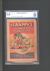 Scrappy's Own Magazine 1 CBCS Graded 2.5 1935 RARE COMIC - Picture 1 of 2