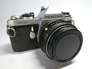 Pentax ME All Auto Like OM-10 SLR Camera with Pentax-M f2 50mm Lens - Picture 1 of 13