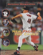 June 1995 Baltimore Orioles Program - Kevin Brown Pitcher