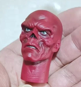 Red Skull Johann Shmidt Red Face Head Carved 1/6th DIY 12'' Action Figure - Picture 1 of 3