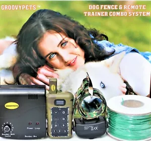 In-ground/underground Containment Fence Remote Dog Shock Collar Trainer Combo - Picture 1 of 5