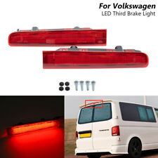 Produktbild - 2x Rot LED Dritte Bremsleuchte Bremslicht für 2003-2022 VW Volkswagen T5 T6 T6.1
