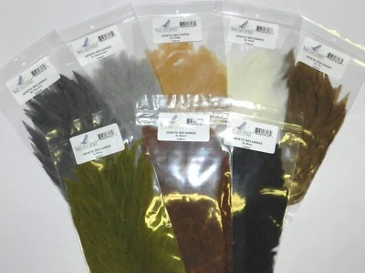 Nature's Spirit GENETIC HEN SADDLE Soft Hackle Fly Tying Material - Image 1 of 3
