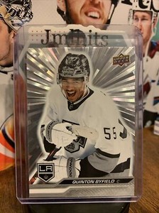 C 2023-24 Upper Deck Series 1 Outburst Silver Quinton Byfield Los Angeles Kings