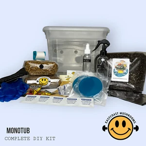 Monotub | DIY Manure Mushroom Grow Kit | Grain, Substrate & Accessories - Picture 1 of 6