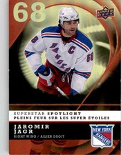 2008-09 Mcdonald's Upper Deck Superstar Spotlight Jaromir Jagr #IS12