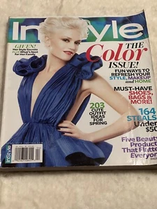 In Style Gwen Stefani Fashion Celebrity Lifestyle Magazine April 2010 - Picture 1 of 2