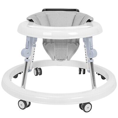 HARPPA Baby Walker Activity Toy Toddler Adjustable Height Folding Portable WHITE • 85.37€