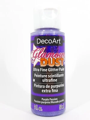 DecoArt Glamour Dust 59ml DGD08 Purple Passion glitzernde Acrylfarbe