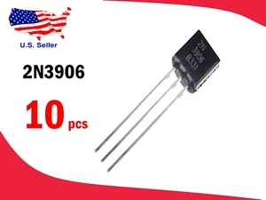 Transistor PNP 2N3906 (10 piezas) de propósito general TO-92 (B331) - Envío gratuito y rápido - Imagen 1 de 1