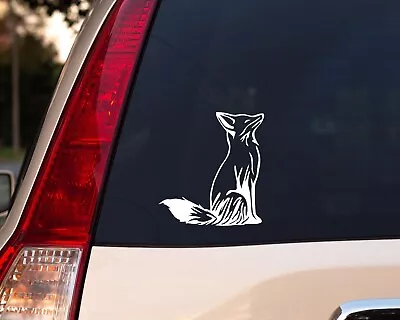 Fox Vinyl Decal – Adorably cute fox sticker for a dash of cuteness. - Image 1 of 4