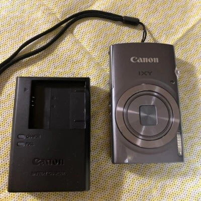 [Near Mint] Canon IXY 150 PowerShot ELPH 160 20.0 MP Silver Digital Camera Japan - Image 1 of 4