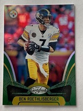 2018 Panini Certified Ben Roethlisberger Steelers #88 Emerald Mirror Green /5