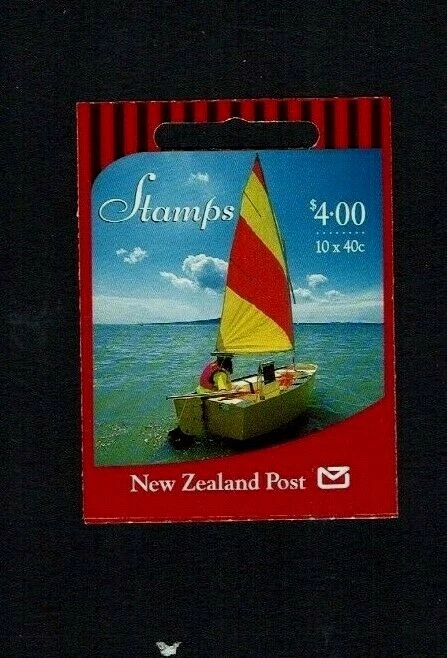 Nueva Zelanda: 1999 Yachting, folleto de sellos autoadhesivos, SB100 Foto 1 de 1