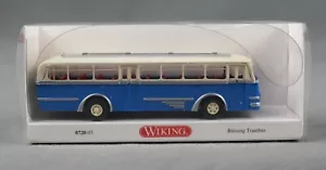 WIKING 072003/0720 03 H0,1:87 Büssing Trambus - himmelblau/hellelfenbein NEUWARE - Bild 1 von 4