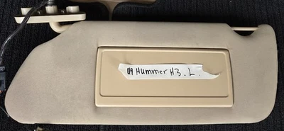 2006-2010 HUMMER H3 Driver Left Side Sun Visor Power OEM 2009 Foto 1 de 4