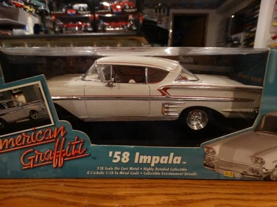Chevrolet Impala 1958 Ertl American Graffiti edición limitada 36685 nuevo en caja 1:18 Foto 1 de 4