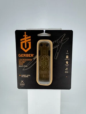 Gerber (31-003825) Lockdown Slim Pry Brown Bronze Multi-Tool - Image 1 of 3