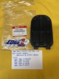 NOS OEM SUZUKI AIRBOX LID (13750-18B00) LT230S, LT230E, LT230GE, LTF230, LT250S - Bild 1 von 4