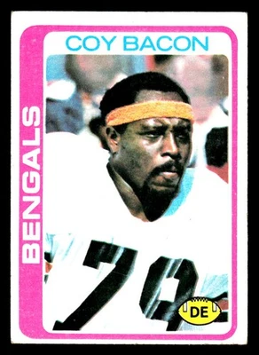 1978 Topps #135 Coy Bacon Cincinnati Bengals - Image 1 of 2