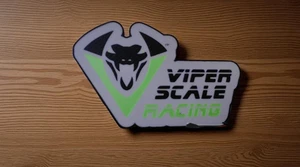 Viper Scale Racing LED Man Cave Slot car Sign Custom - Picture 1 of 5