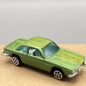 BMW 3.0 CSI Auto S690 Sommer Druckguss Spielzeug Turbo grün gelb lackiert Hongkong - Bild 1 von 12