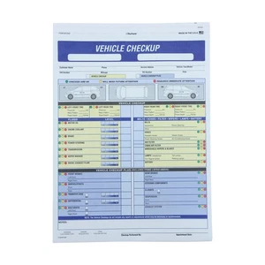 17/27 Point Vehicle Inspection Form - 8 1/2ʺH x 11ʺW - Pack of 100 - Picture 1 of 2