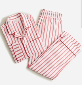 NWT J.CREW CREWCUTS Striped Pajama Set Size Large - Picture 1 of 5