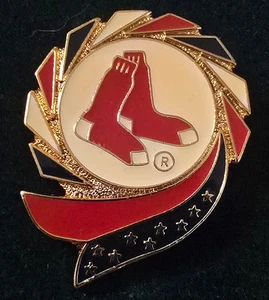 BOSTON RED SOX RIBBON SWIRL 1996 LAPEL PIN - Very Limited - Picture 1 of 1