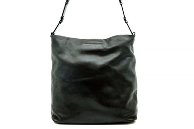 PRADA Shoulder bag Plastic Chain Logo Unisex Nappa Leather Brown 4406h - Image 1 of 4