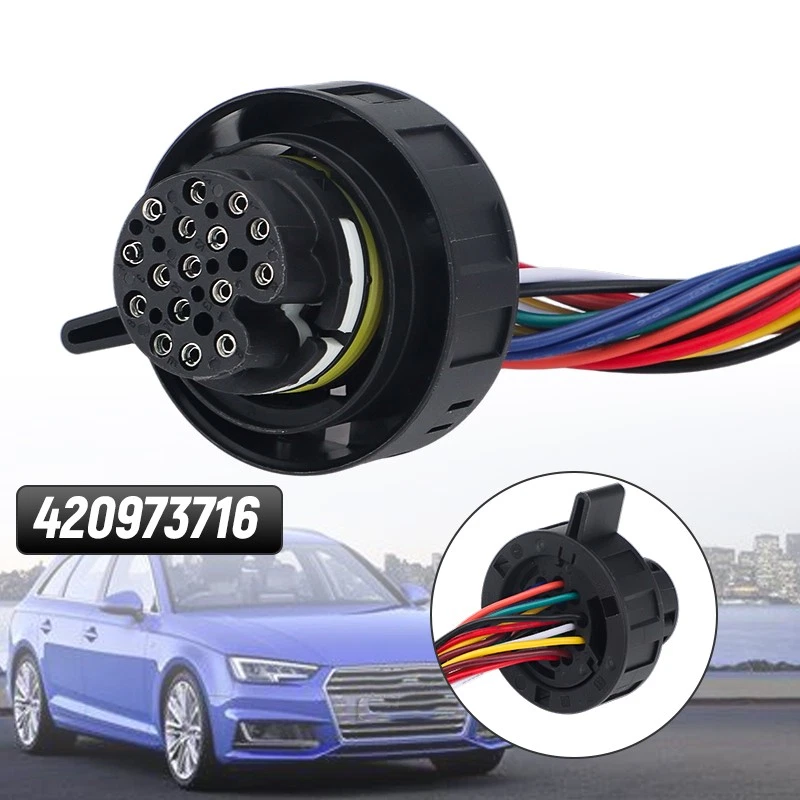 420973716 Conector de transmisión enchufe de 16 pines con cables para DSG 0B5 para VW AUDI Foto 1 de 4