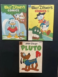 WALT DISNEY'S COMICS & STORIES #141, 157. PLUTO 1142. Dell Edad de Oro. Raro - Imagen 1 de 19
