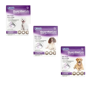 Johnsons Spot on Pulgas Tratamiento para Perros Pequeño M Grande Mata Pulgas Garrapatas Piojos - Imagen 1 de 10