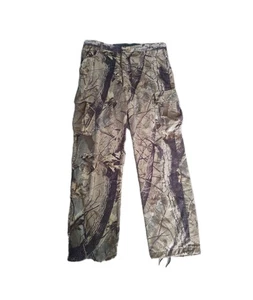 Pella Realtree Hardwoods 20-200 Mens Cargo Camo Hunting Pants Vtg USA Made L - Picture 1 of 22