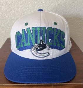 Vintage NHL Canucks Strap Back Zephyr Hat Adjustable - Picture 1 of 9