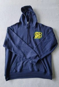 SpongeBob Square Hoodie Adult Large Blue Nickelodeon NWT - Picture 1 of 8