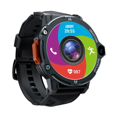 4G Wifi Smart Watch Phone Bluetooth Wristwatch Dual Camera Make Call 4GB+64GB - Image 1 of 4