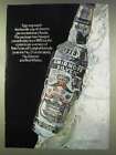 1977 Smirnoff Silver Vodka Ad - Oeuf Nog n'était pas