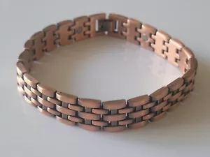 Kupfer Magnet Gliederarmband Kupfer Arthritis Schmerztherapie Armband Ziegel II - Bild 1 von 3