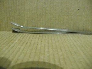 Briefmarken Pinzette - 11 cm Schaufelform breit gebogen - NEU-. - Bild 1 von 1
