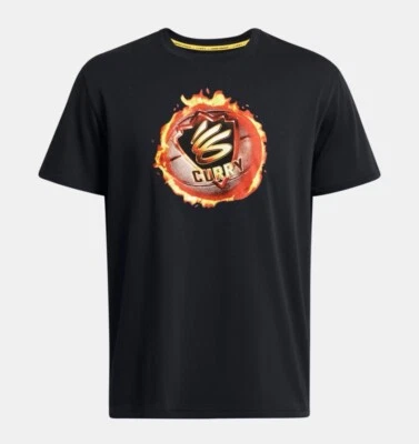 全新带标签 Under Armour Steph Curry X NBA Jam 男式衬衫,尺寸 L — 第 1/2 张图片