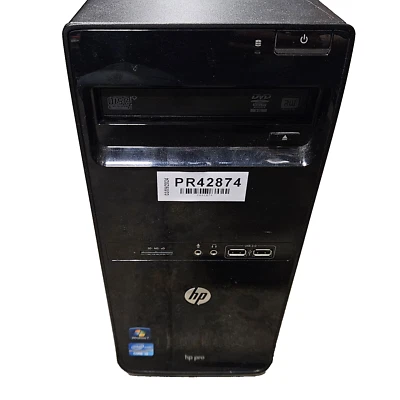 HP Pro 3400 MT DVD 4GB RAM i3-2120 3.3GHz NO HDD NO OS PC ( LH121EA#ABU ) USED - Image 1 of 4