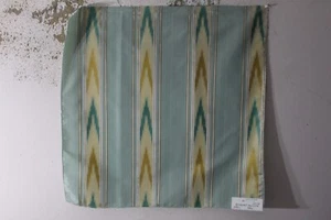 Robert Allen, Quarterpath, Contemporary Ikat, 27" W X 27" L, Color Turquoise - Picture 1 of 1