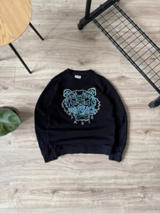 Kenzo Embroidered Big Logo Tiger Sweatshirt Men's Size S - Picture 1 of 9