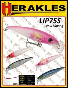 Artificiale spinning jerkbait Herakles LIP 95 S 95mm 12gr slow sinking - Imagen 1 de 9